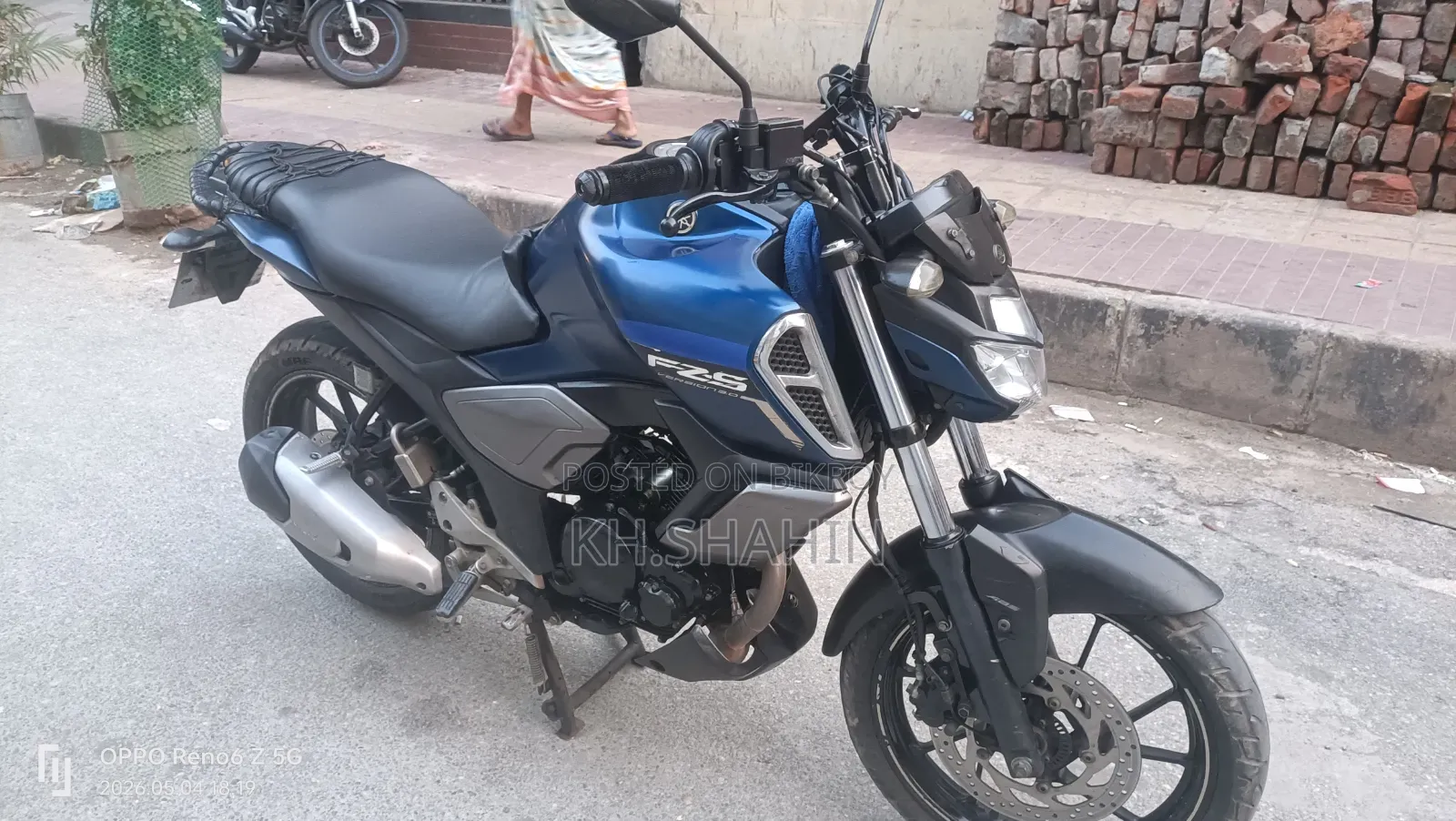 Yamaha FZS V3 2020 নীল