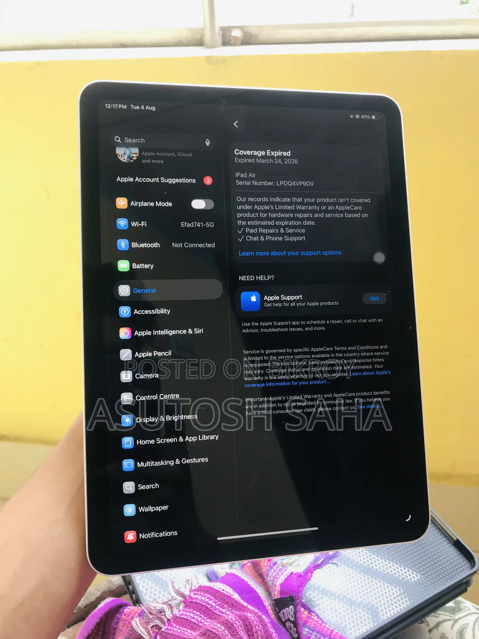 Apple iPad Air 11 (2024) 128 GB Silver