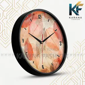 Karana Fashion (KW15) 12-Inch Autumn Leaves Wall Clock