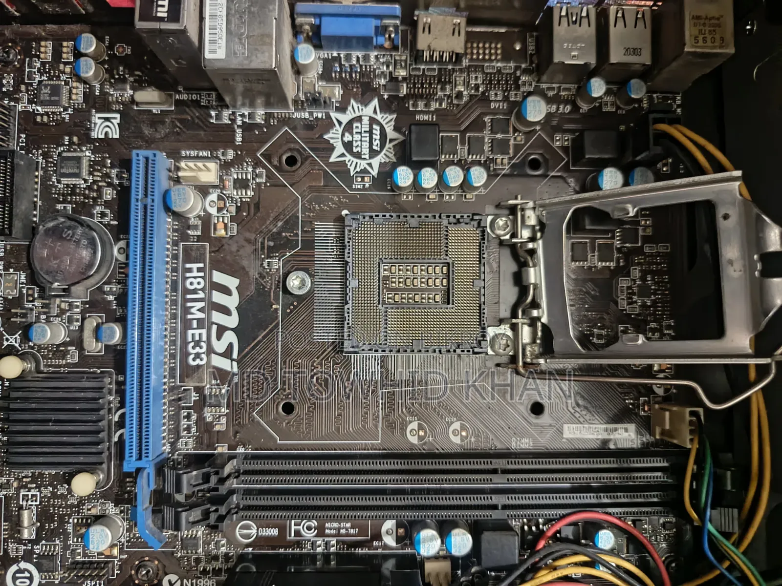 Desktop Computer MSI model 4GB Intel Core i3 SSD 128GB