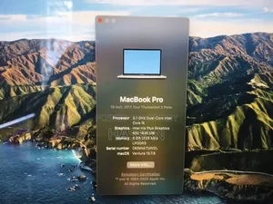 Laptop Apple MacBook Pro 2017 8GB Intel SSD 256GB