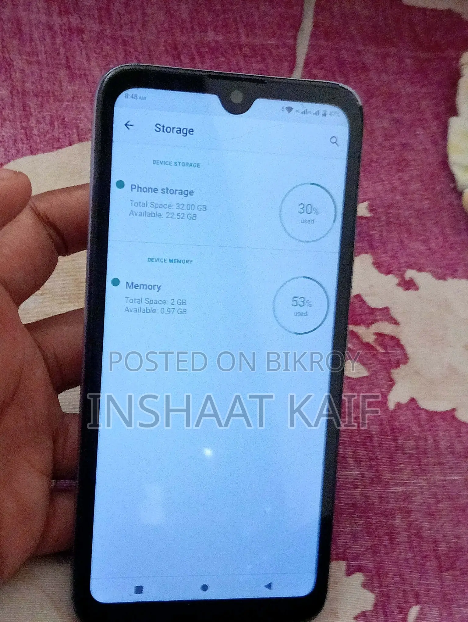 Itel A48 32 GB Silver