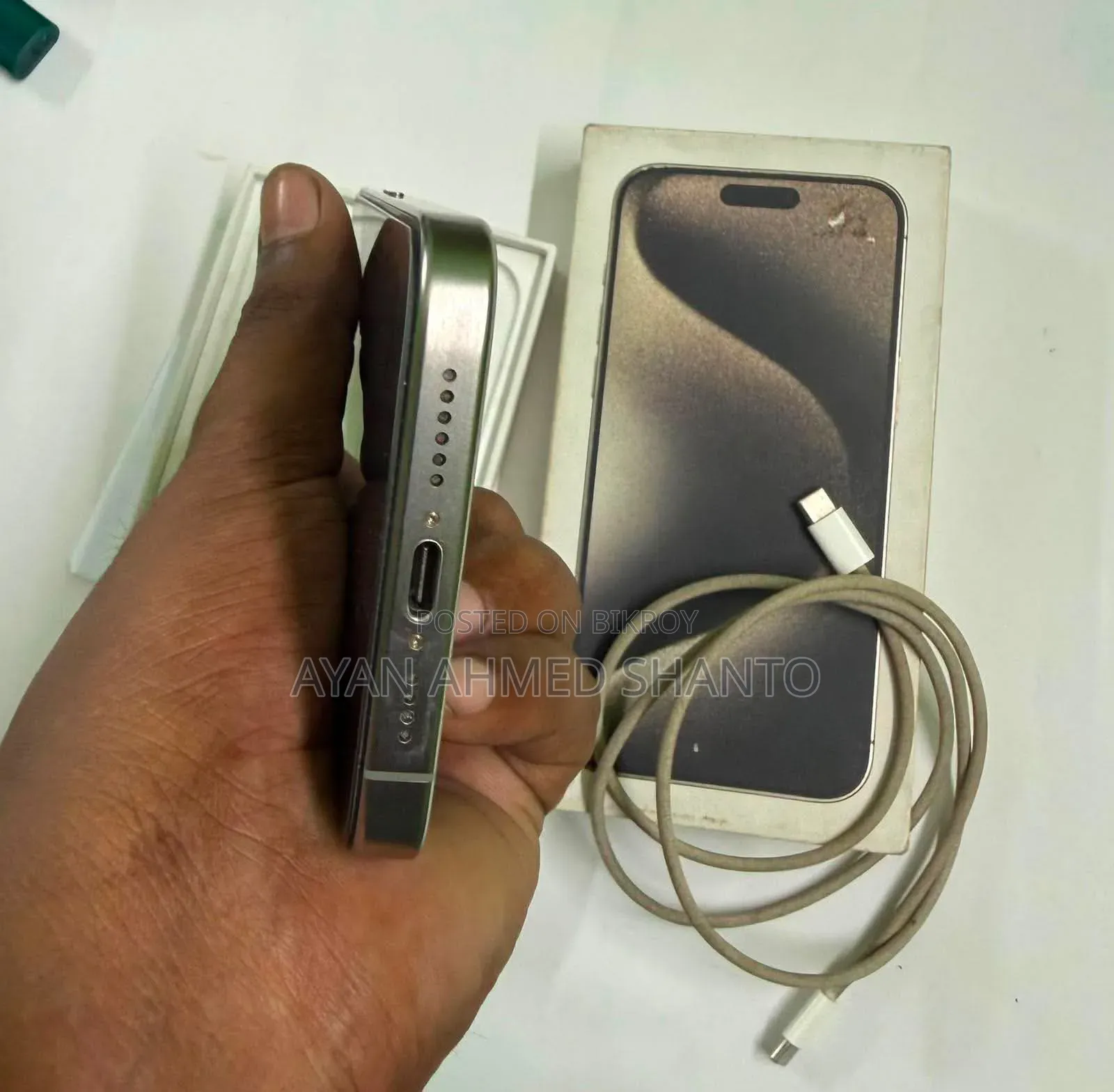 অ্যাপল আইফোন ১৫ প্রো ম্যাক্স ২৫৬ জিবি সিলভার