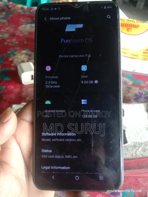 ভিভো ওয়াই১৬ ১২৮ জিবি ব্ল্যাক