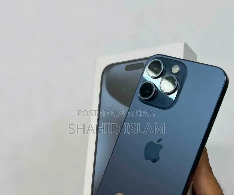 অ্যাপল আইফোন ১৫ প্রো ম্যাক্স ২৫৬ জিবি নীল