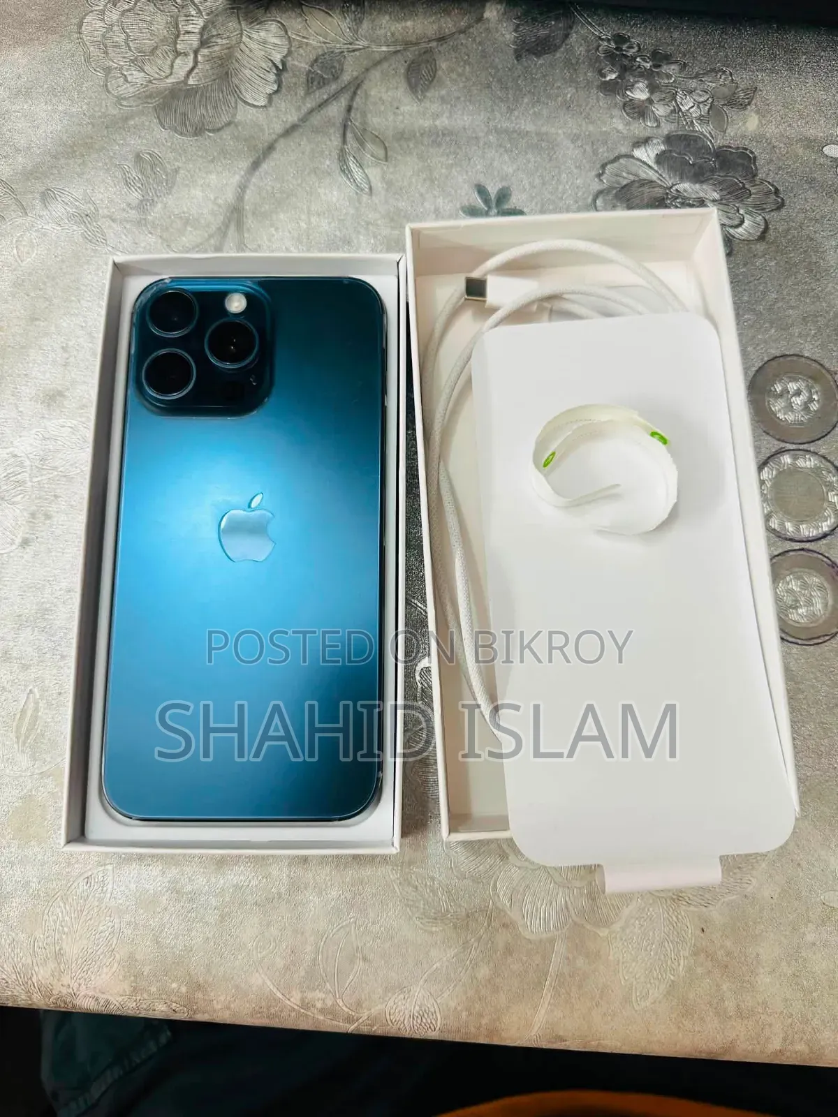 অ্যাপল আইফোন ১৫ প্রো ম্যাক্স ২৫৬ জিবি নীল