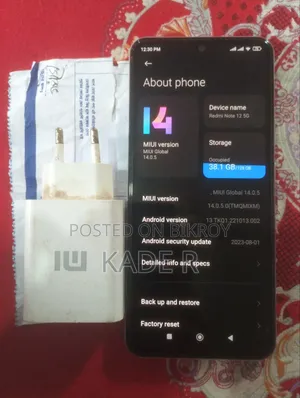 Xiaomi Redmi Note 12 5G 128 GB White
