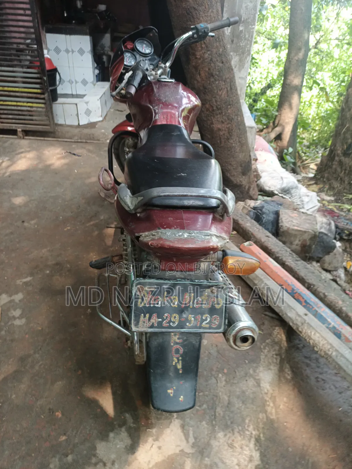 বাজাজ ডিসকভার ১২৫ ২০০৬ লাল