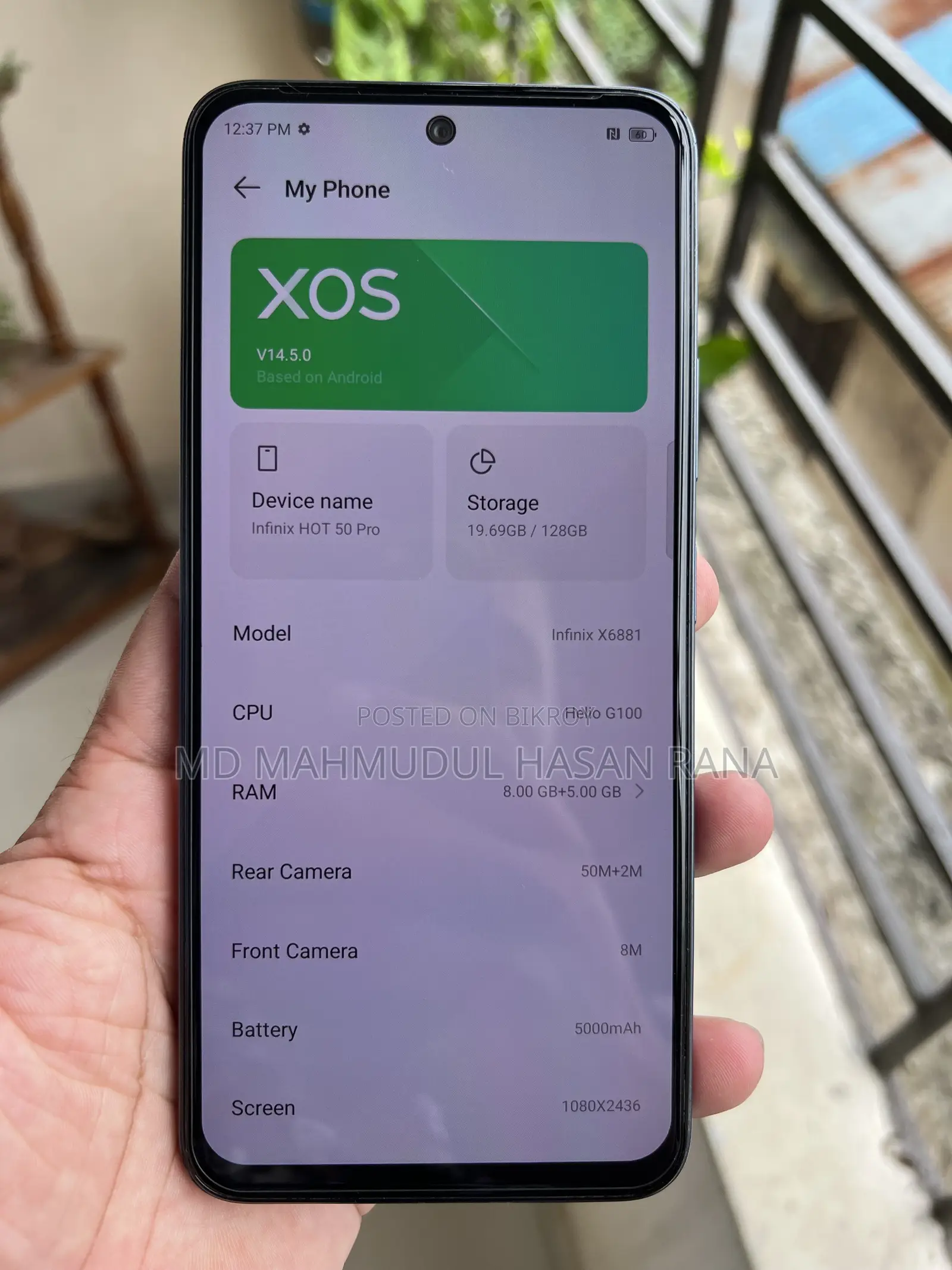 Infinix Hot 50 Pro 256 GB Black
