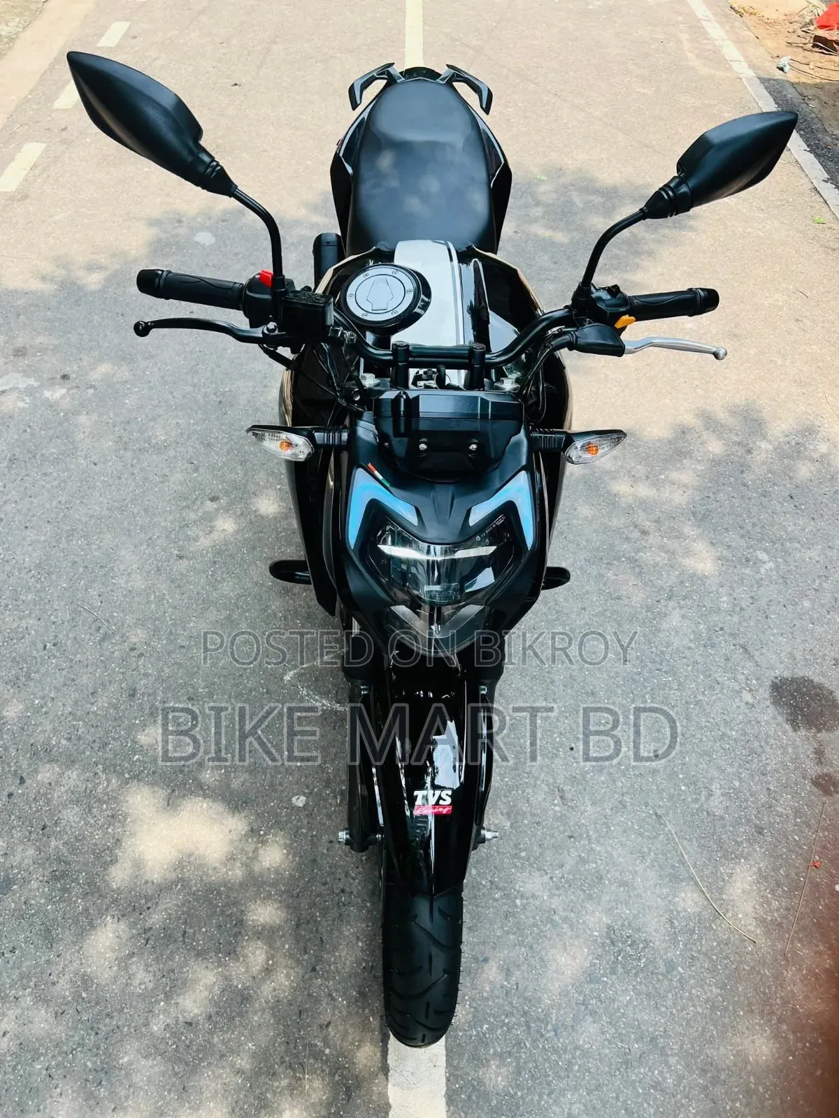 টিভিএস আপাচে আরটিআর ১৬০ ৪ভি ২০২৩ ব্ল্যাক