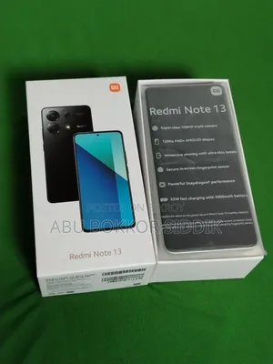 নতুন Xiaomi Redmi Note 13 ১২৮ জিবি গ্রে
