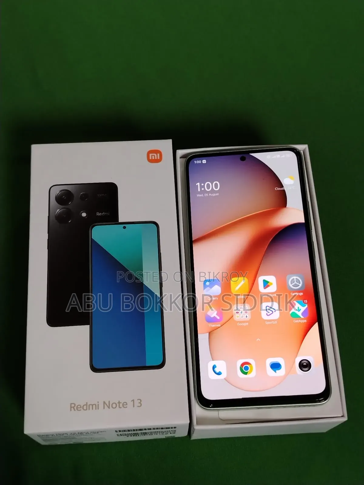 নতুন Xiaomi Redmi Note 13 ১২৮ জিবি গ্রে