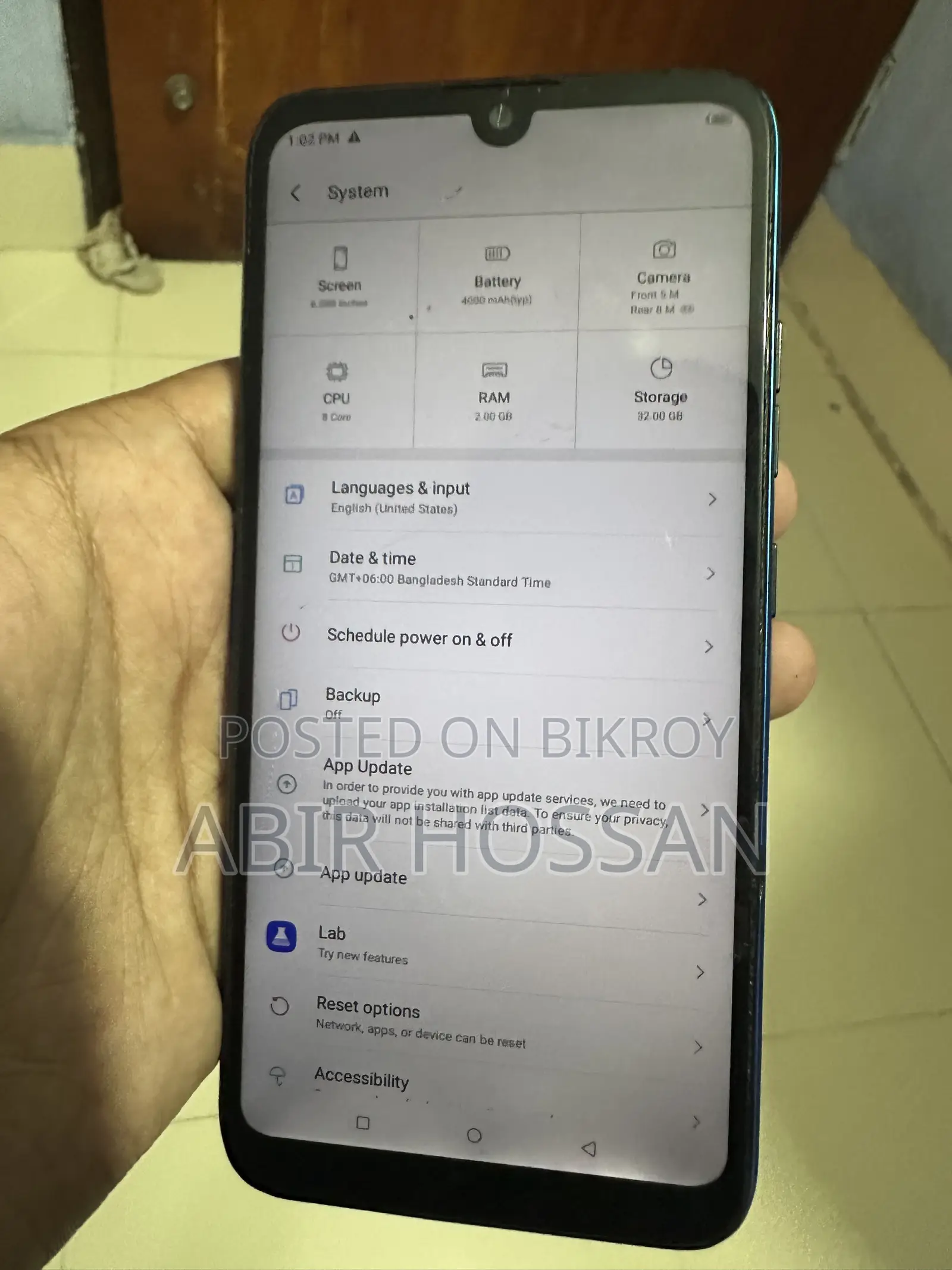 Itel Vision 1 32 GB Blue