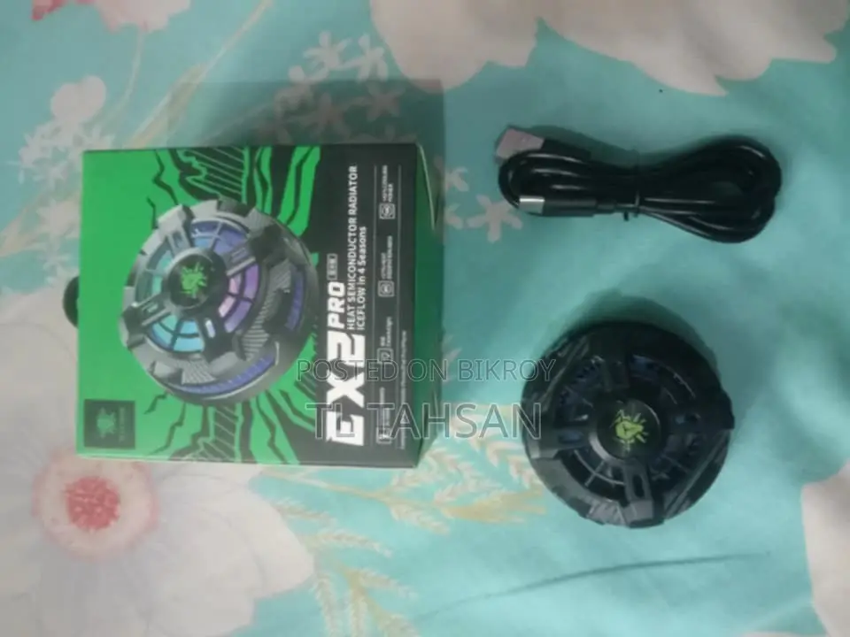Ex2 Pro Phone Cooler – Full Box, USB Cable Included