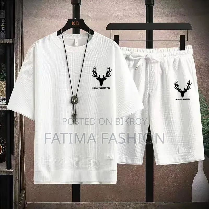 Mesh T-Shirt and Short Pant Set