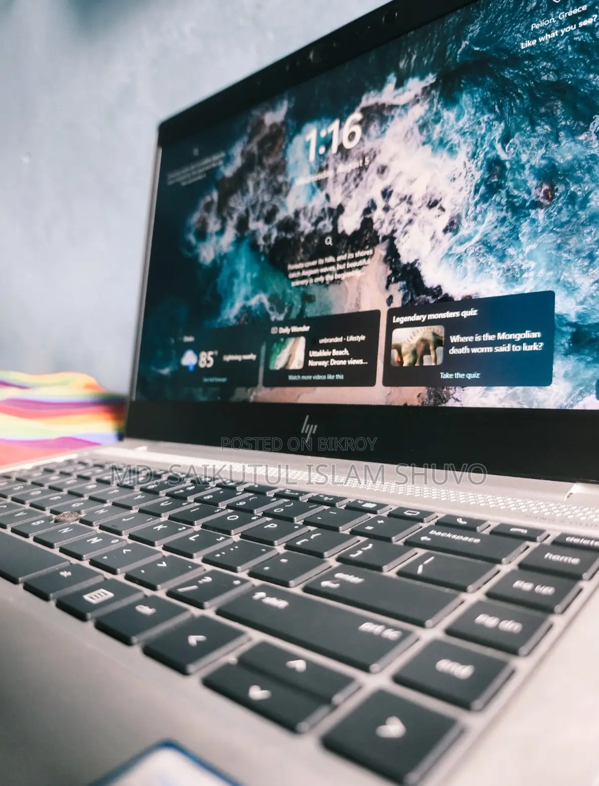 ল্যাপটপ HP EliteBook 840 G6 8GB ইন্টেল কোর I5 SSD 256GB