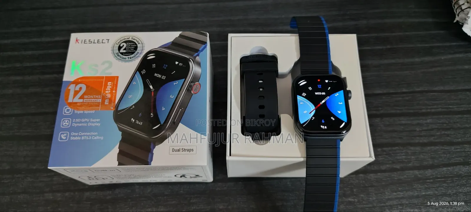 Kieslect KS2 Watch (2 Days Use)
