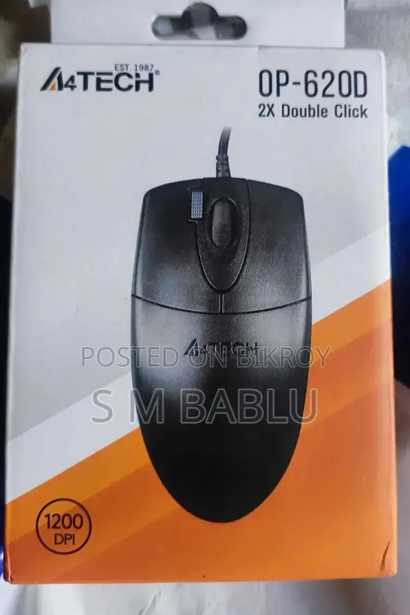 A4tech Wired Optical Mouse - 2x Click A4TECH Wireless Mouse.