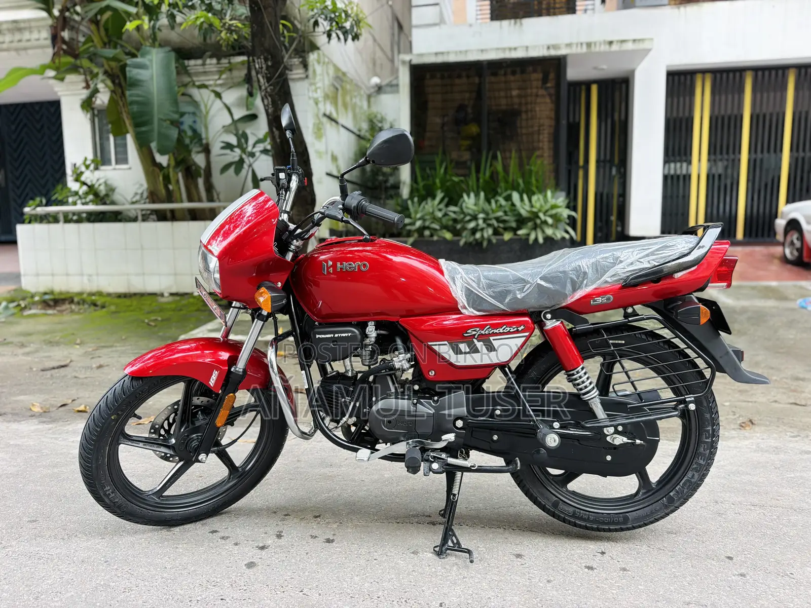 Hero Splendor Plus Sports 2026 Red