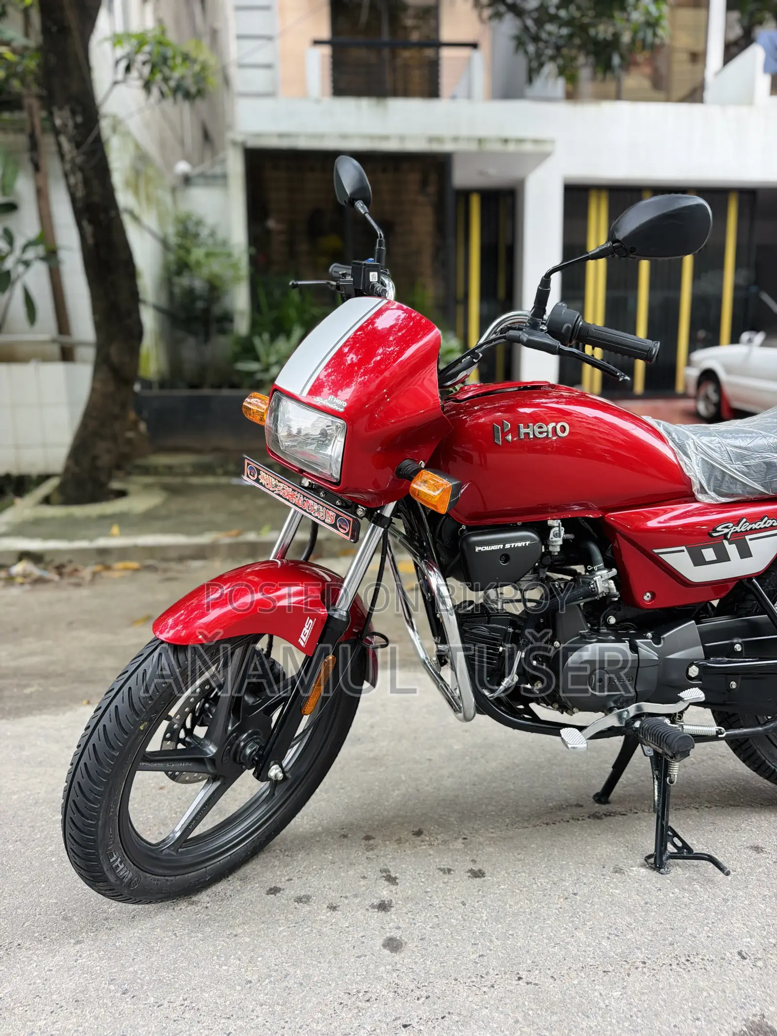 Hero Splendor Plus Sports 2026 Red