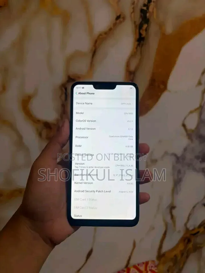 Oppo A3s 256 GB Pink