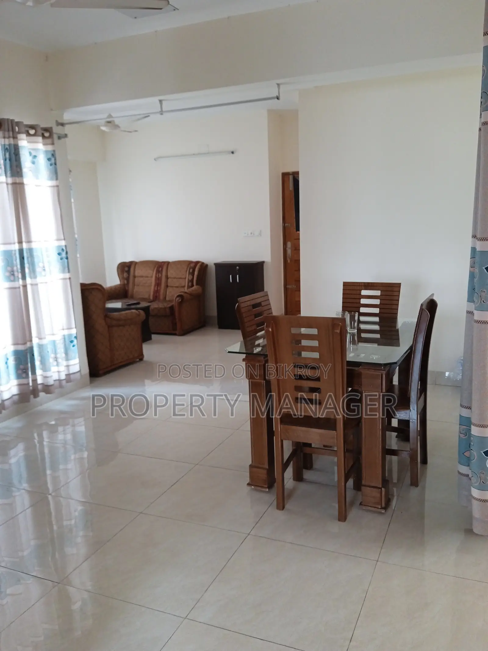 Furnished 3-Bedroom Apartment in Uttara for Rent