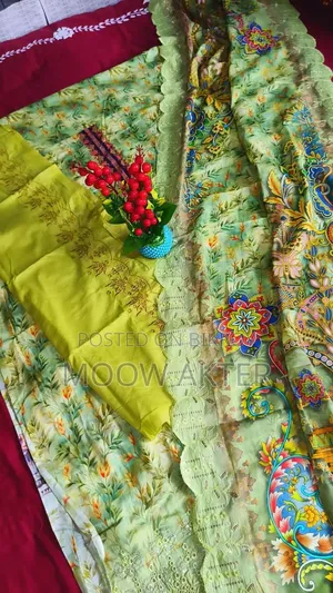সুতির থ্রি পিস