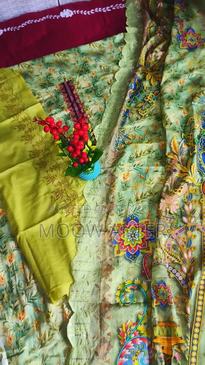 সুতির থ্রি পিস