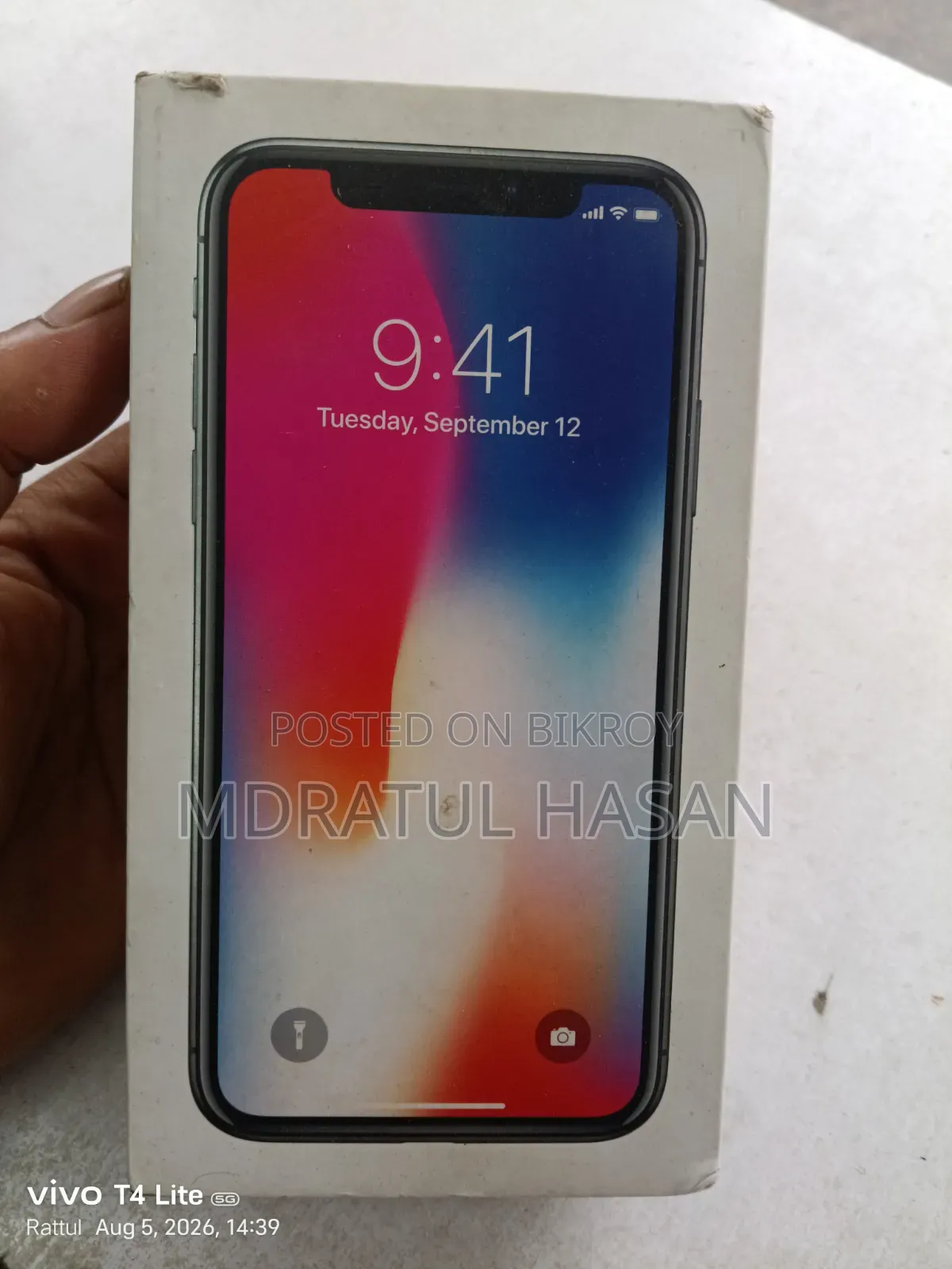 Apple iPhone X 64 GB Black