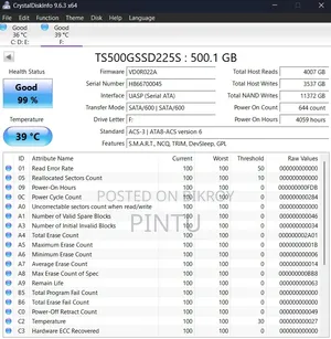 Transcend Ssd225s 500gb 2.5 Inch Sataiii SSD