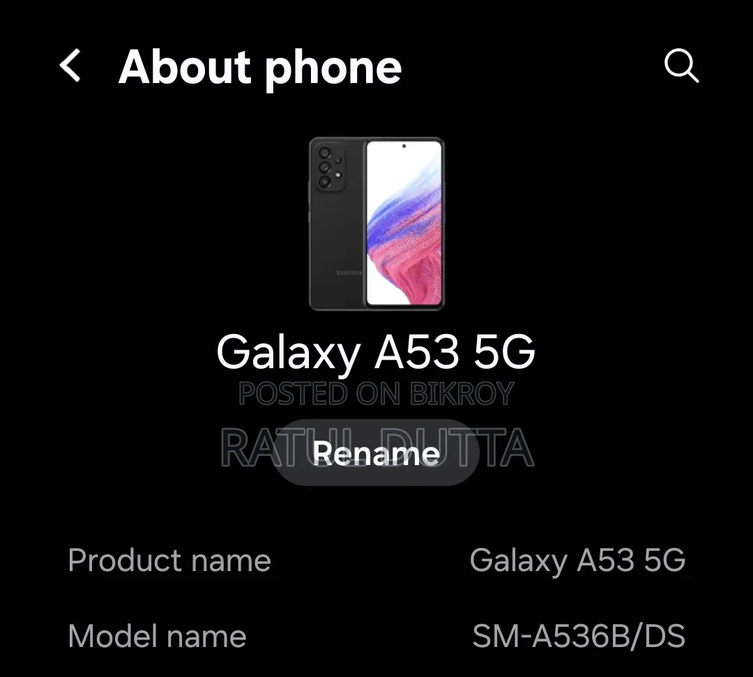 Samsung Galaxy A53 5G 128 GB Black