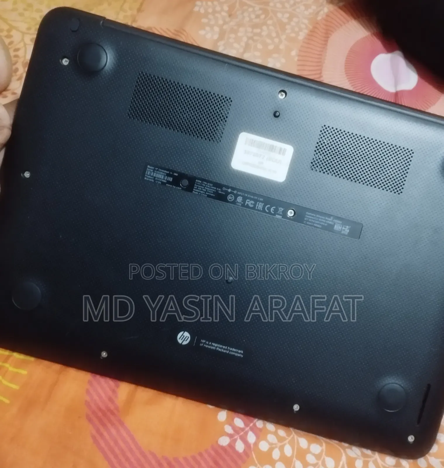 Laptop HP Chromebook 14 2GB Intel Celeron eMMC 16 GB