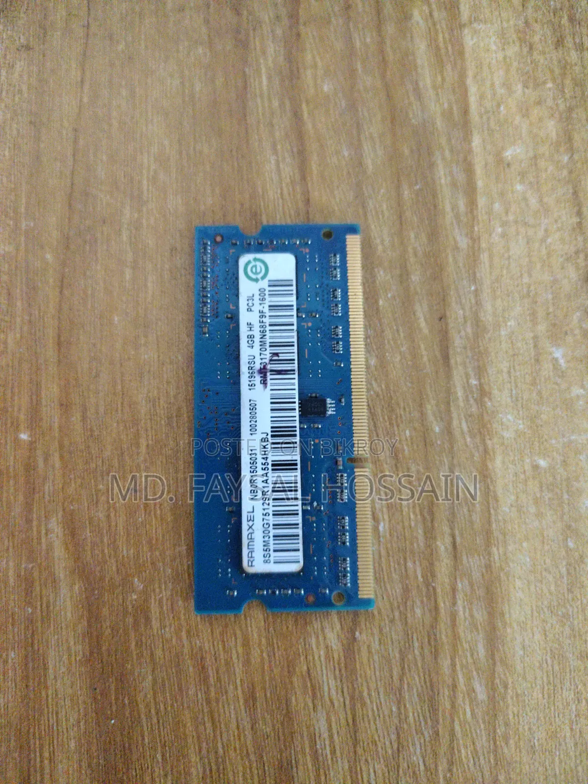 Ramaxel 4gb Ddr3 Laptop Ram