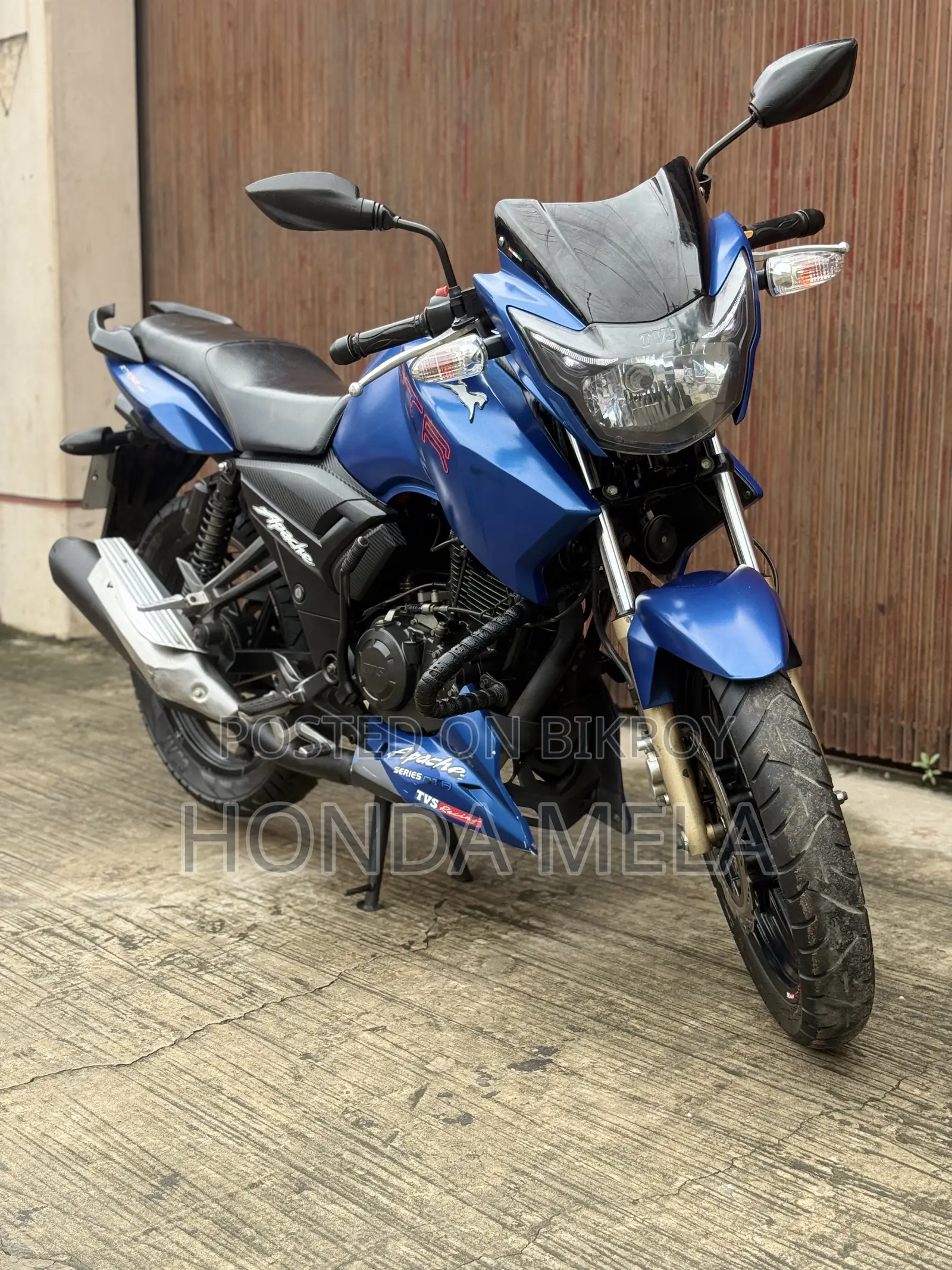 টিভিএস আপাচে আরটিআর ১৬০ টুভি ২০২০ নীল