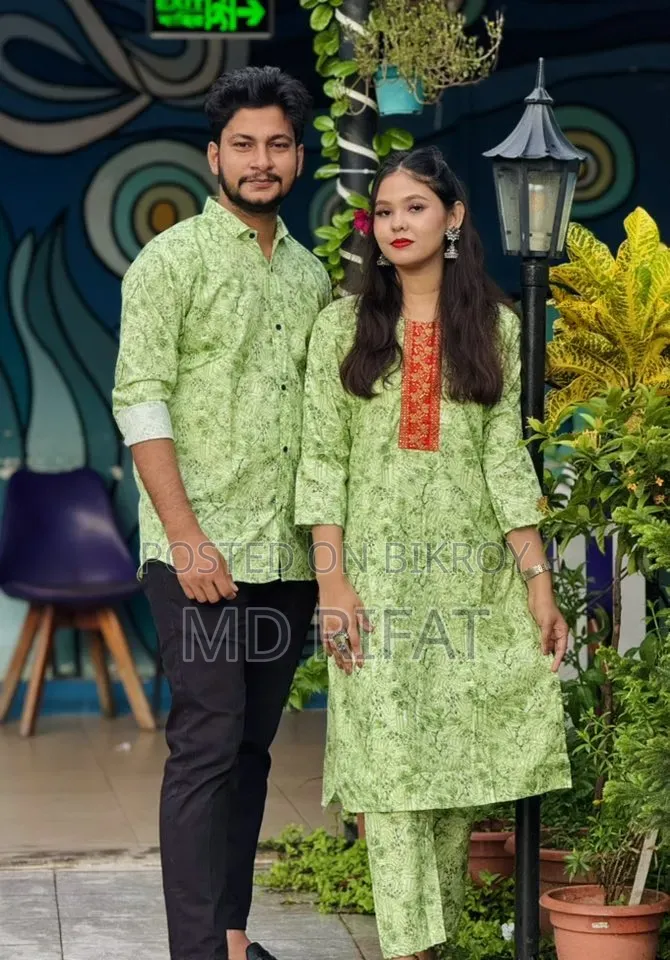 Brought three-pieces and shirts for couples