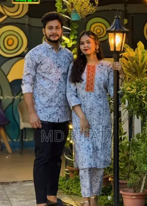 Brought three-pieces and shirts for couples