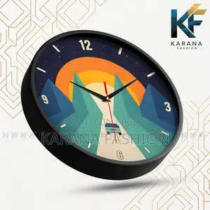 Karana Fashion (KW19) 12-Inch Sunset Road Trip Wall Clock