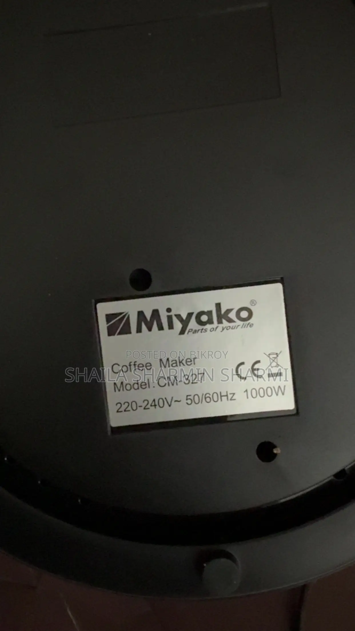 Miyako Coffee Maker CM-327
