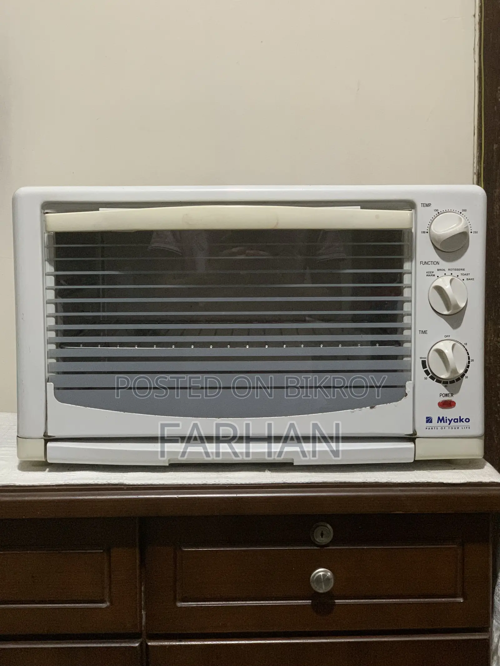 Miyako Electric Toaster Oven (34L)