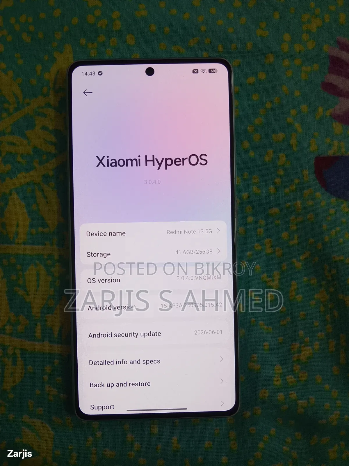 Xiaomi Redmi Note 13 256 GB Blue