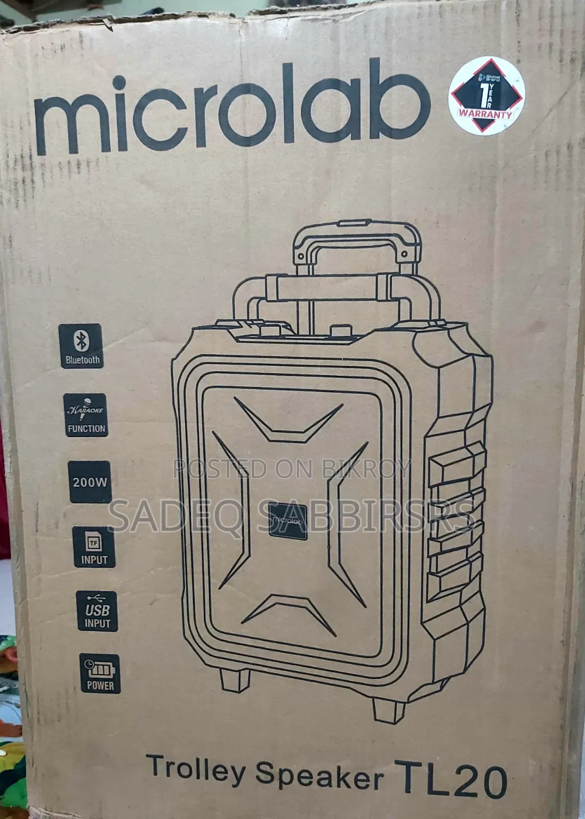 Microlab TL20 Stylish Portable Trolley Speaker