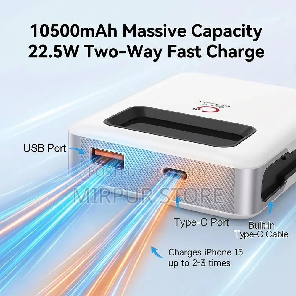 Power Bank Wifi Pocket Router OLAX 10500mAh M200
