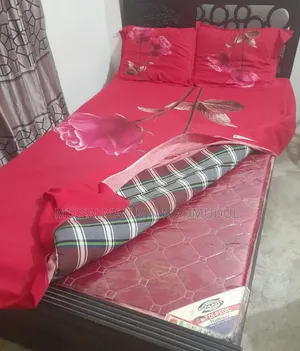 খাট বিক্রি হবে ম্যাট্রেস সহ,মালয়েশিয়ান কাঠ।