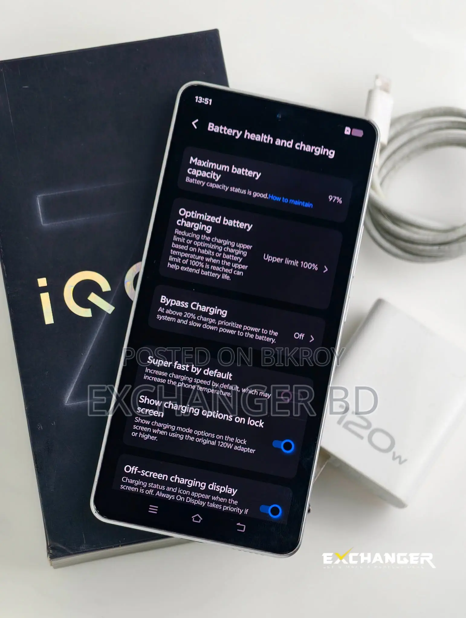 iQOO 256 GB White