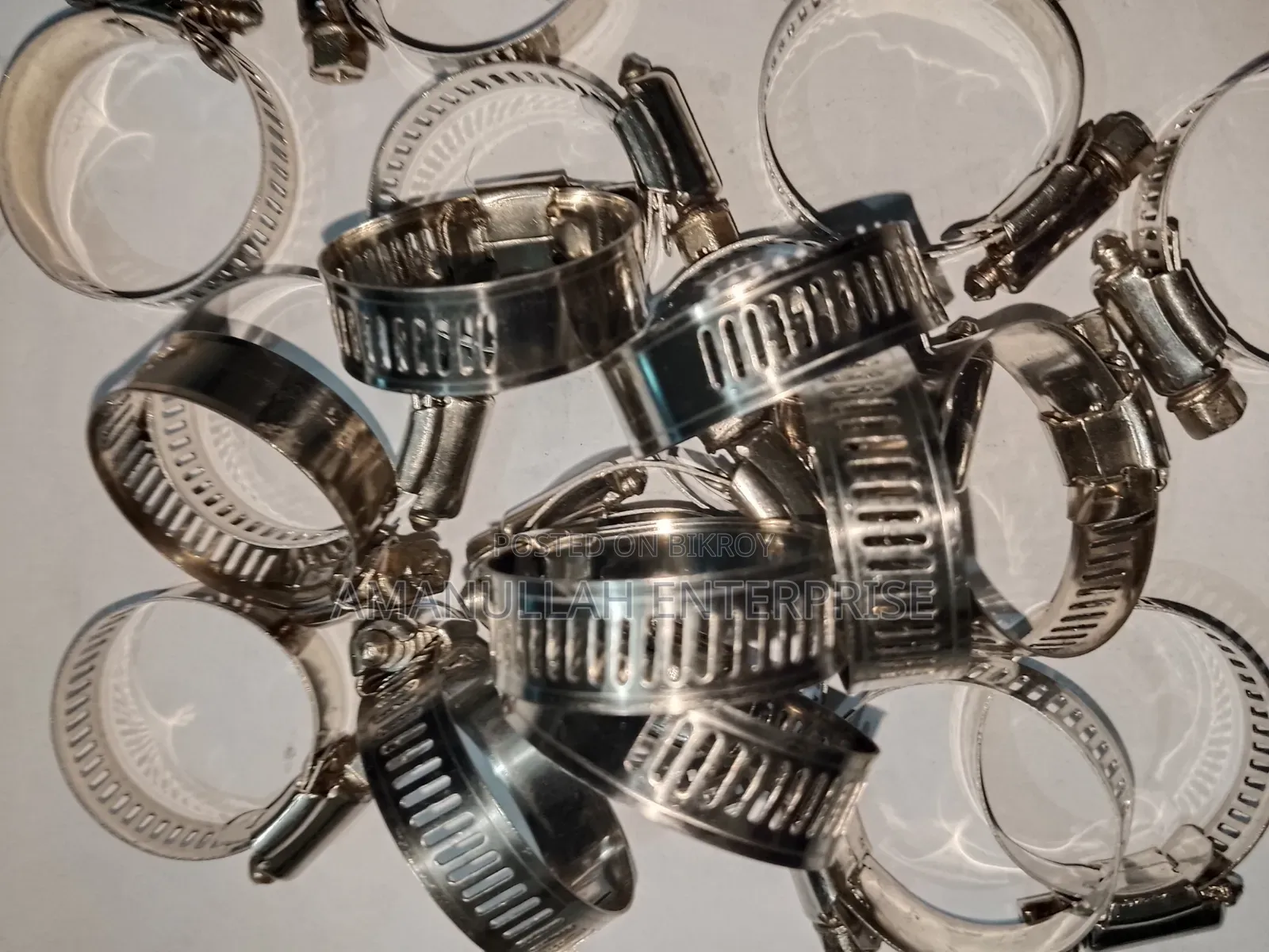 Premium Stainless Steel Hose Clamp | Adjustable Worm Gear Pipe Clamp