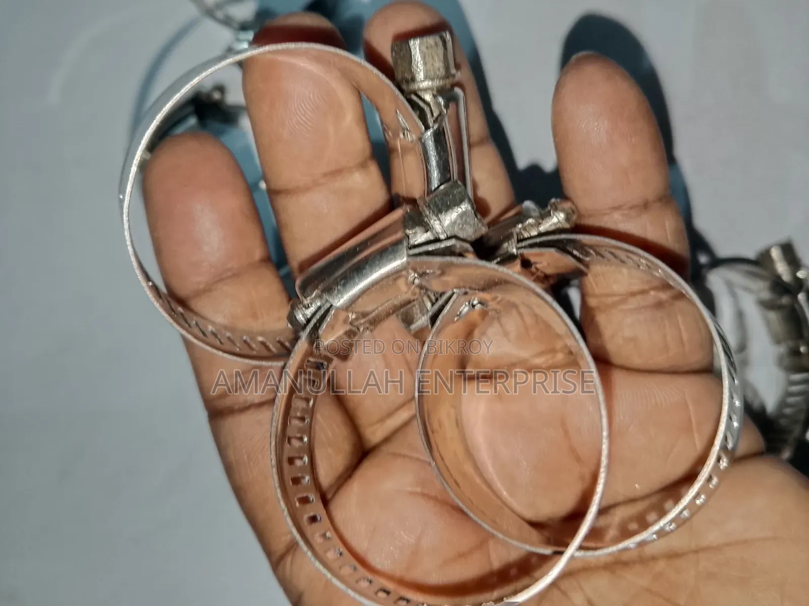 Premium Stainless Steel Hose Clamp | Adjustable Worm Gear Pipe Clamp