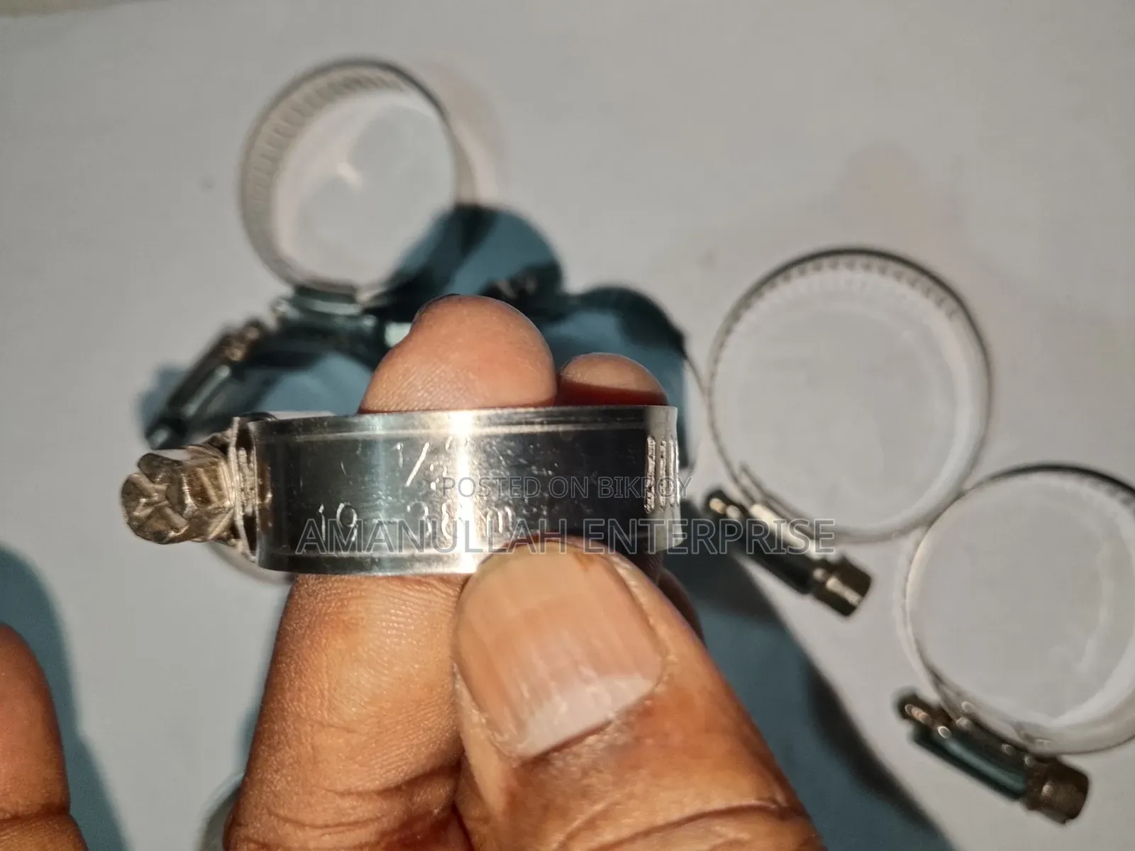 Premium Stainless Steel Hose Clamp | Adjustable Worm Gear Pipe Clamp