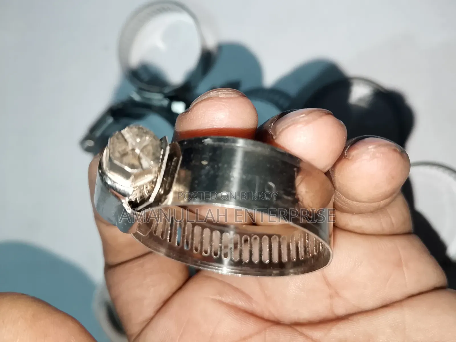 Premium Stainless Steel Hose Clamp | Adjustable Worm Gear Pipe Clamp