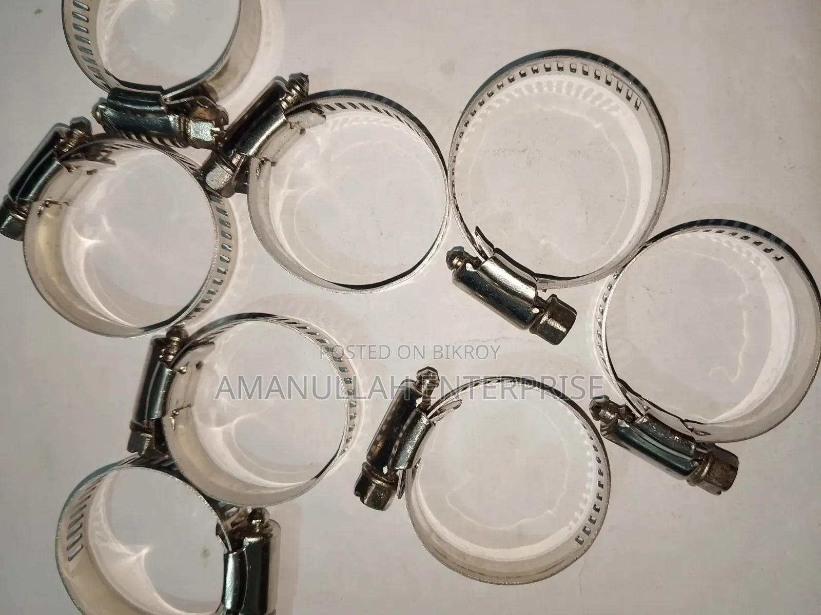Premium Stainless Steel Hose Clamp | Adjustable Worm Gear Pipe Clamp