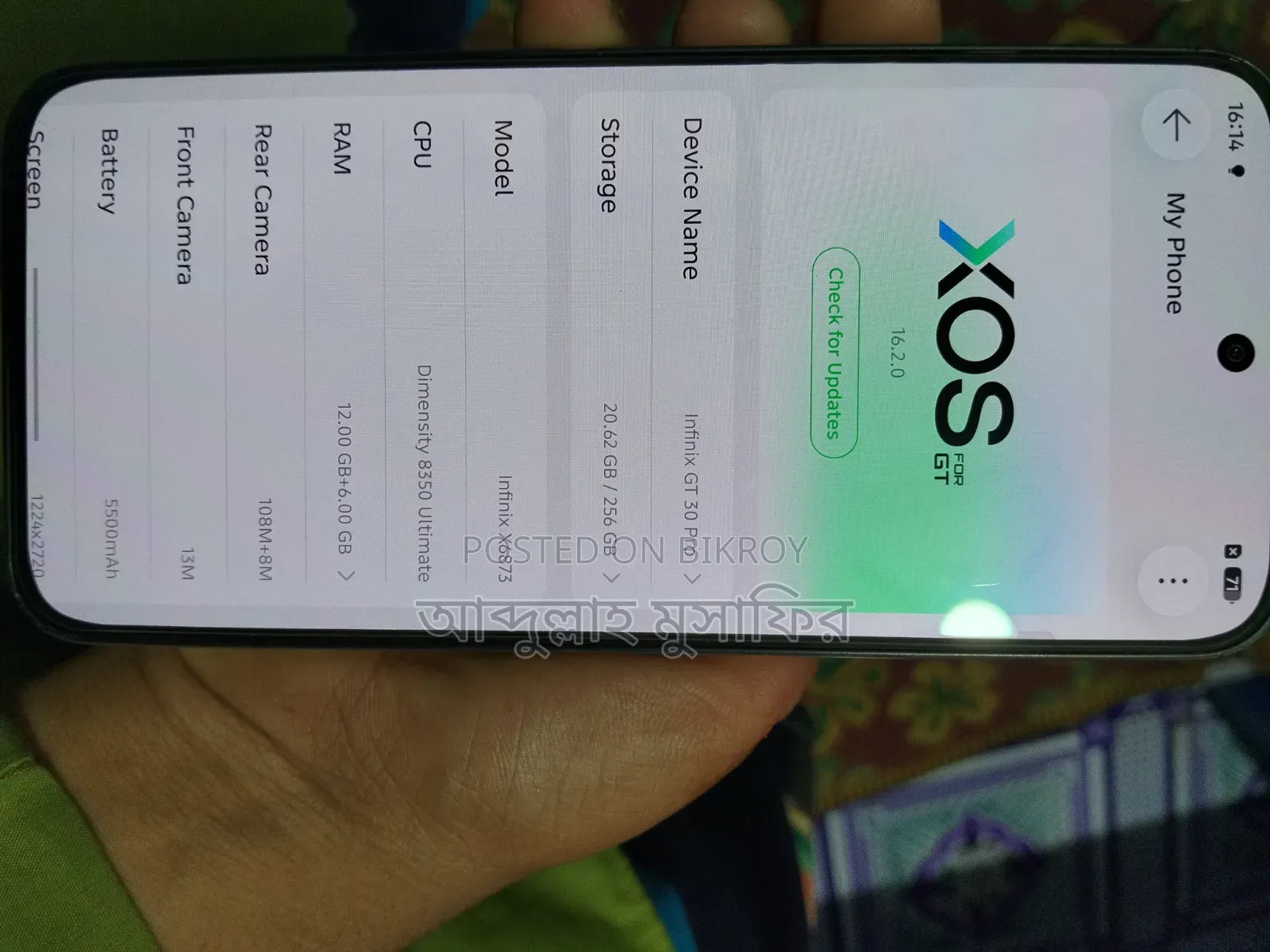 Infinix GT 30 Pro 256 GB White